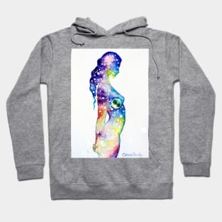 The universe inside a woman's soul Hoodie